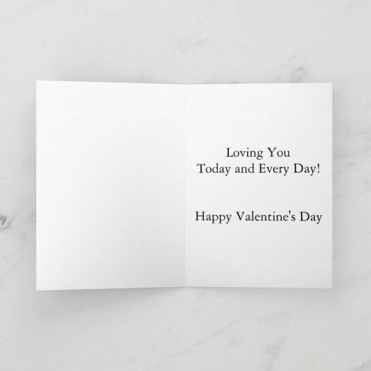 Valentijnsdag Kaart voor papa (Binnen)