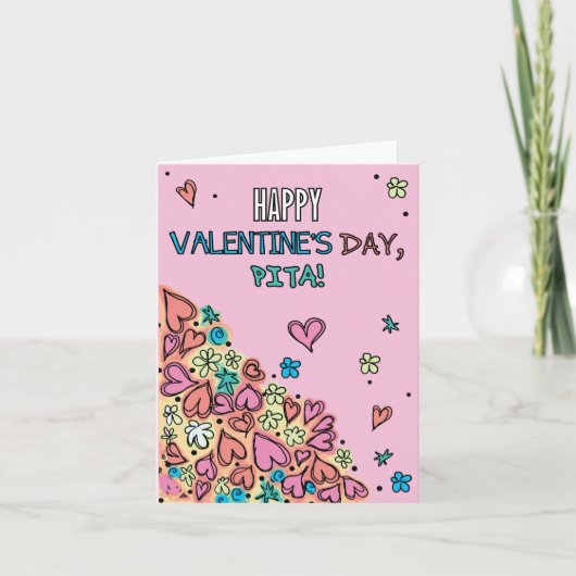 Valentijnsdag Kaart voor Pita (Dad in Hindi) (Voorkant)