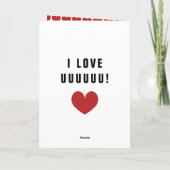 Valentijnsdag kaart voor 's werelds beste vriend (Achterkant)