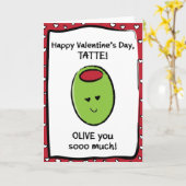 Valentijnsdag Kaart voor Tatte (Gele Bloem)