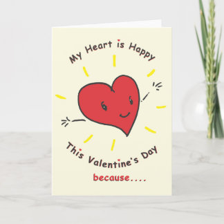 Valentijnsdag kaart voor uw speciale