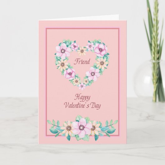Valentijnsdag Kaart voor Vrouw Friend (Voorkant)
