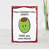 Valentijnsdag Kaart voor Zaidy (Voorkant)