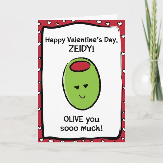 Valentijnsdag Kaart voor Zeidy (Voorkant)