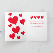 Valentijnsdag Kaart voor zoon in het Frans (Binnen)