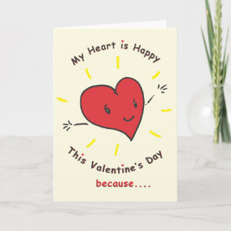 Valentijnsdag kaart voor zuster
