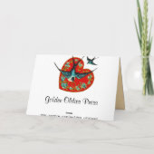  Valentijnsdag Kaart weggevoerd met liefde (Achterkant)