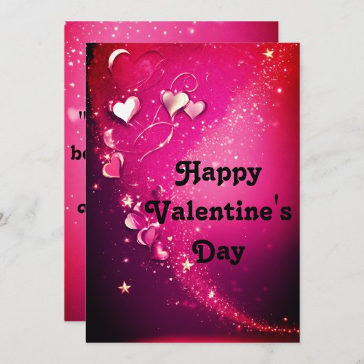 Valentijnsdag Kaarten (Voorkant / Achterkant)