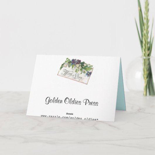 Valentijnsdag Kaarten (Achterkant)