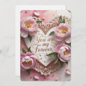 Valentijnsdag kaarten (Voorkant / Achterkant)