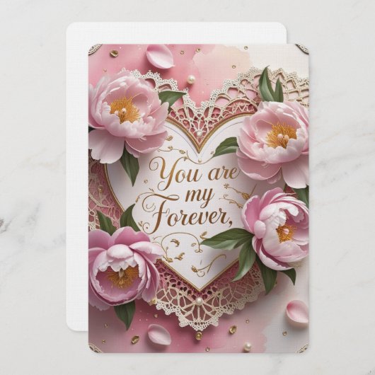 Valentijnsdag kaarten (Voorkant / Achterkant)