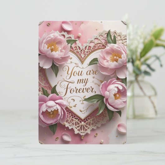 Valentijnsdag kaarten (Staand voorkant)