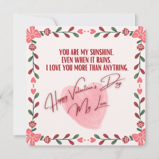 Valentijnsdag kaarten (Voorkant)