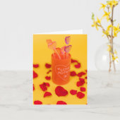 Valentijnsdag kaarten (Gele Bloem)