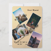 Valentijnsdag Kaarten foto's van gelukkige momente (Achterkant)