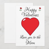  Valentijnsdag Kaarten Hartmut (Voorkant / Achterkant)