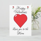  Valentijnsdag Kaarten Hartmut (Staand voorkant)