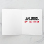 VALENTIJNSDAG KAARTEN MET KAT, ALLE 9 LEVENS  (Binnen)