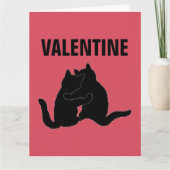 VALENTIJNSDAG KAARTEN MET KAT, ALLE 9 LEVENS  (Voorkant)
