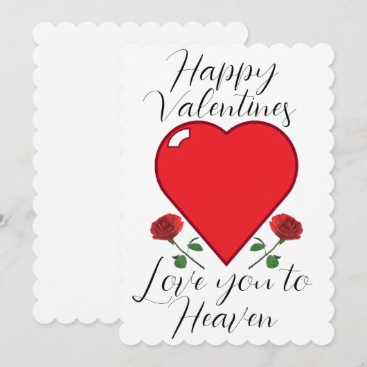 Valentijnsdag Kaarten  Opmerking (Voorkant / Achterkant)