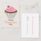 Valentijnsdag kaarten - set van 100 notitiekaartje (Voorkant / Achterkant)