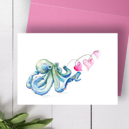 Valentijnsdag Kaarten strand thema