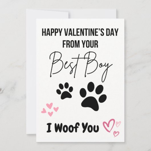 Valentijnsdag Kaarten van Dog for Dog Mom (Voorkant)