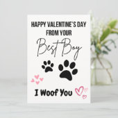 Valentijnsdag Kaarten van Dog for Dog Mom (Staand voorkant)