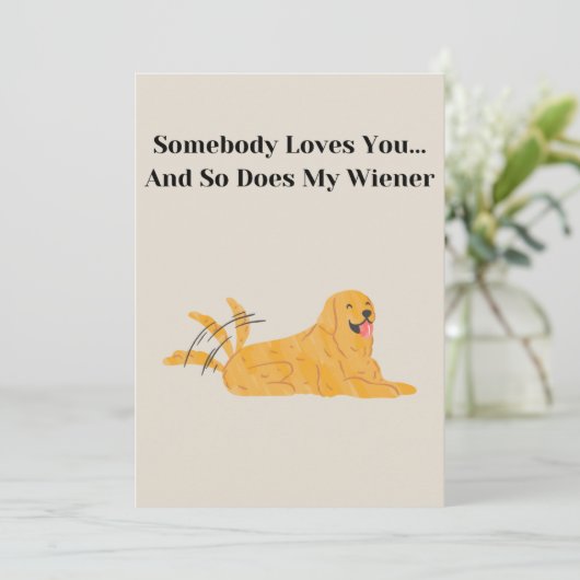 Valentijnsdag Kaarten van Dogs Dog Mom Kaart (Staand voorkant)