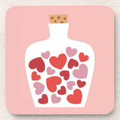 Valentijnsdag kaartontwerp bier onderzetter (Voorkant)