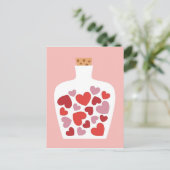 Valentijnsdag kaartontwerp feestdagenkaart (Staand voorkant)