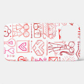 Valentijnsdag kaartontwerp. Liefde en weddenschap Case-Mate iPhone Case (Achterkant (horizontaal))