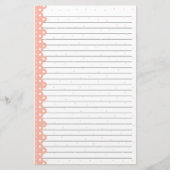 Valentijnsdag kabelgrens briefpapier (Voorkant)