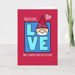 Valentijnsdag, kabouter andere liefde zoals de onz feestdagen kaart