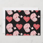 Valentijnsdag  Kabouter Doodle Kinderfeestje Foto  Kaart (Achterkant)