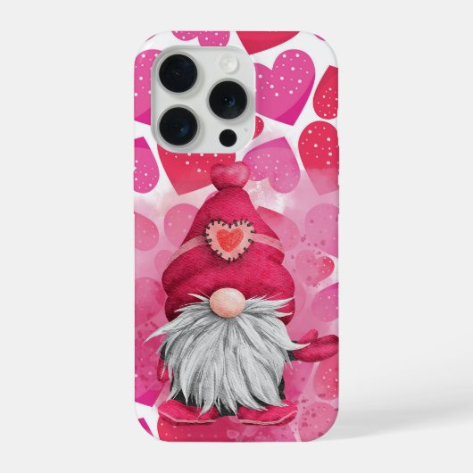 Valentijnsdag Kabouter iPhone Hoesje (Achterkant)
