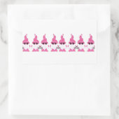 Valentijnsdag kabouters rechthoekige sticker (Tas)