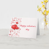 valentijnsdag kar voor geliefden kaart (Gele Bloem)