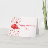 valentijnsdag kar voor geliefden kaart (Voorkant)