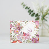 Valentijnsdag Kardinalen Briefkaart (Staand voorkant)