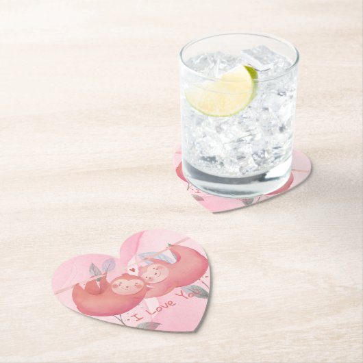 Valentijnsdag Kartonnen Onderzetters (Insitu)