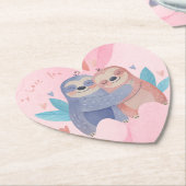 Valentijnsdag Kartonnen Onderzetters (Gekanteld)