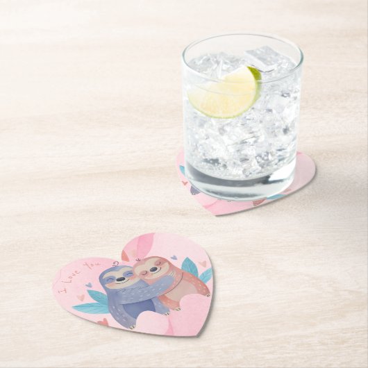 Valentijnsdag Kartonnen Onderzetters (Insitu)