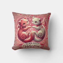 Valentijnsdag Kat Liefhebber Kussen
