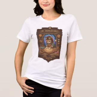 Valentijnsdag Kat T-shirt Kitty Biscuits Bakkerij
