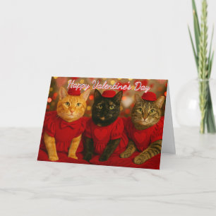 Valentijnsdag Kat Van Je Kat Kaart