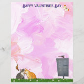 Valentijnsdag - Kat, Vlinder, Libel (Voorkant)