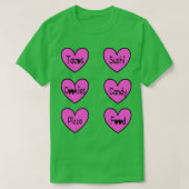 Valentijnsdag katten (18) t-shirt (Design voorkant)