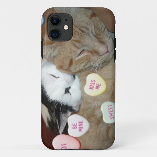 Valentijnsdag Katten Case-Mate iPhone Case (Achterkant)