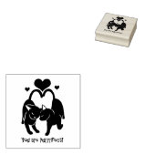 Valentijnsdag Katten Rubberstempel (Gestempeld)